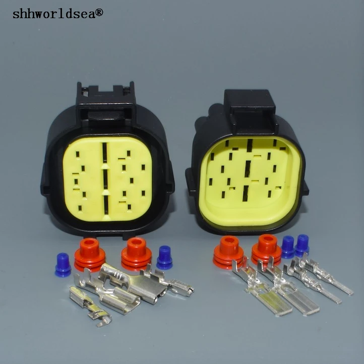 

worldgolden 15 plastic housing plug 15p wire harness cable unsealed connector 2-85262-1 368301-1