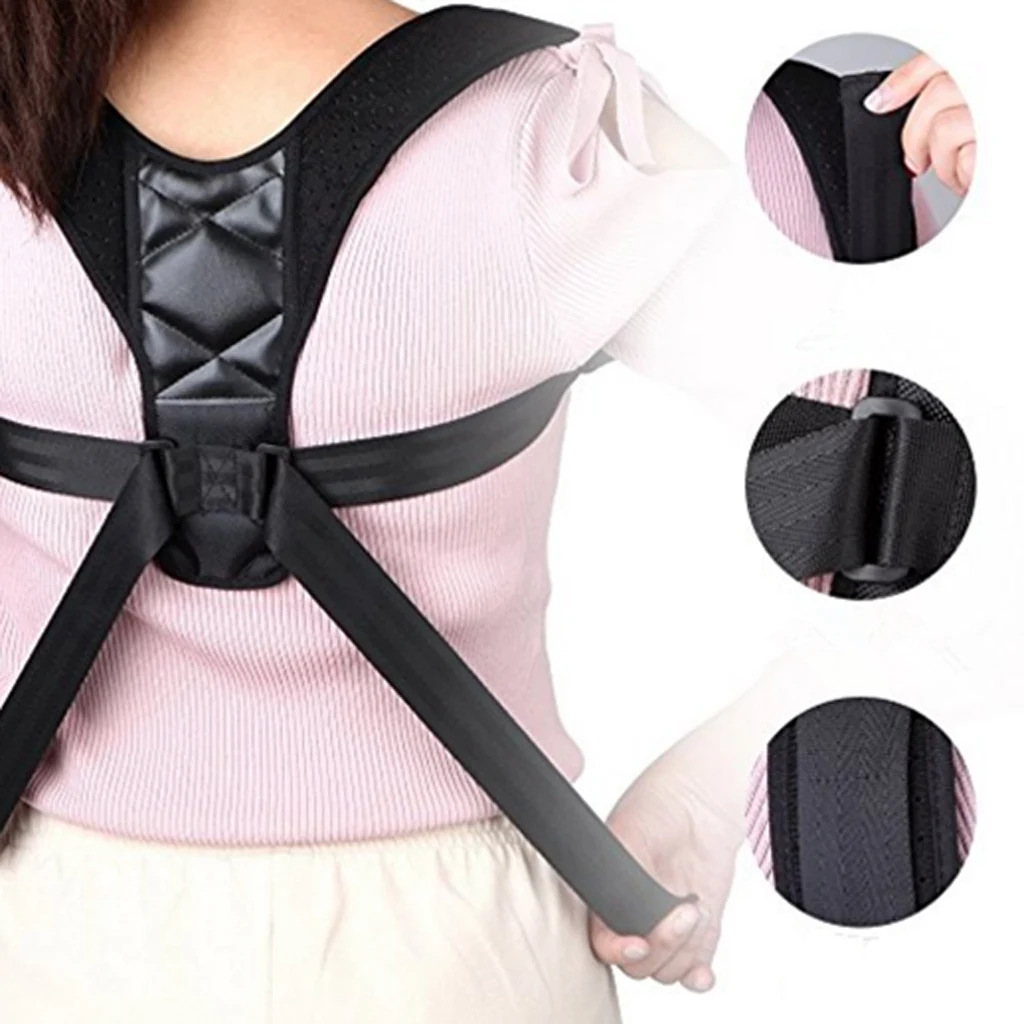 Posture Corrector, Shoulders Corrector Clavicle Wearable Support for Upper Back, Shoulder & Neck Pressure Relief