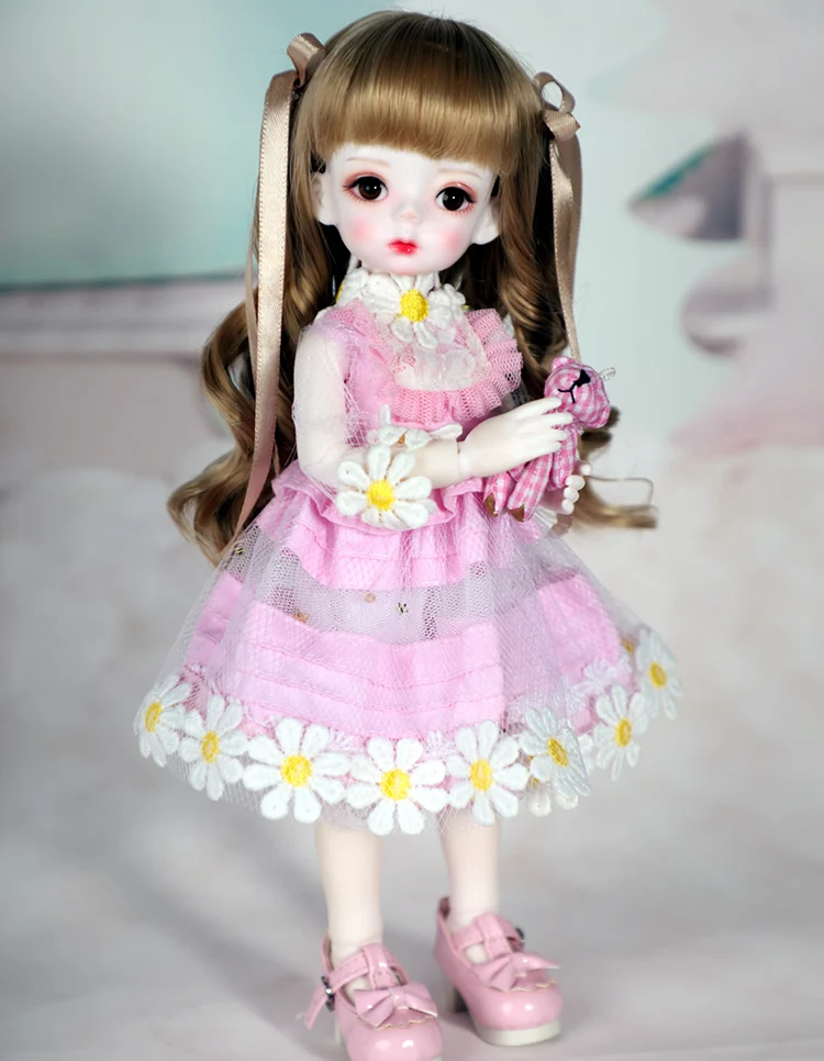 1/6 весы телесного цвета BJD Кукла Милый Малыш Мальчик и девочка BJD/SD смолы фигурка кукла модель игрушка подарок. Не входит в комплект одежды, обуви, парик A0143SOO YOSD