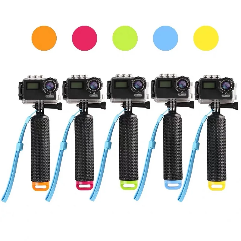 Floating Hand Grip Handle Mount Float accessories for Go Pro Floaty GoPro Hero 9 8 7 6 Yi 4K Eken SJCAM Osmo Action Camera-2