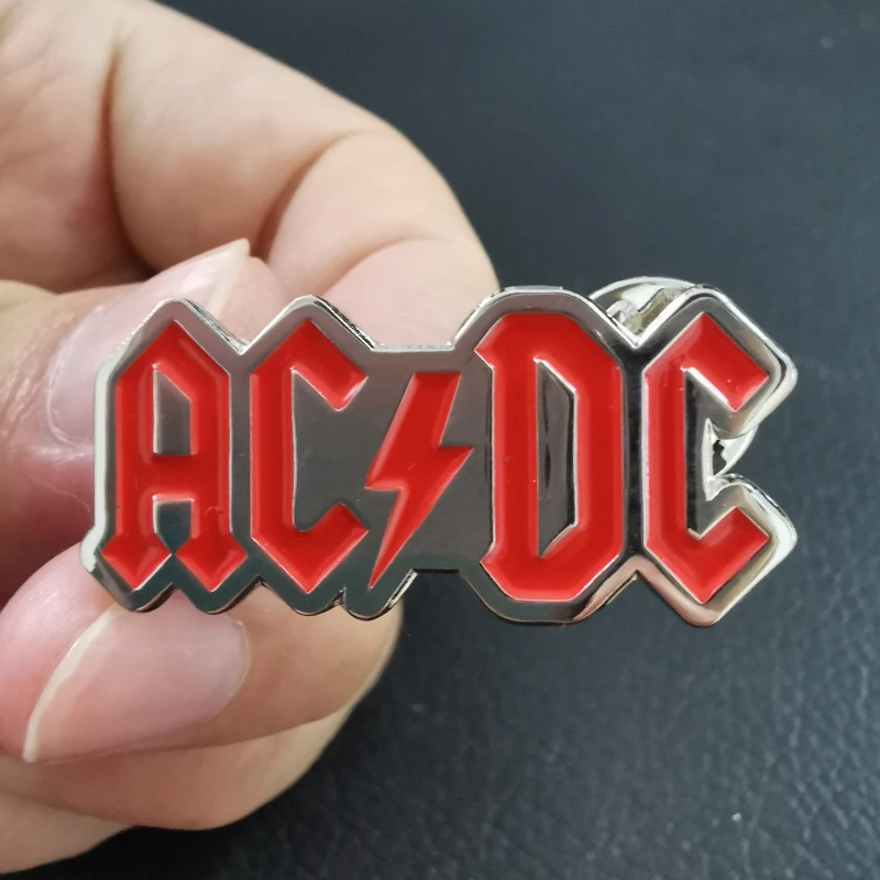 Rock band lapel pin