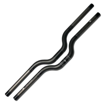 

ASIACOM Foldable Bicycle Handlebar 25.4/31.8 mm Carbon Handlebar Mtb Bike Accessory