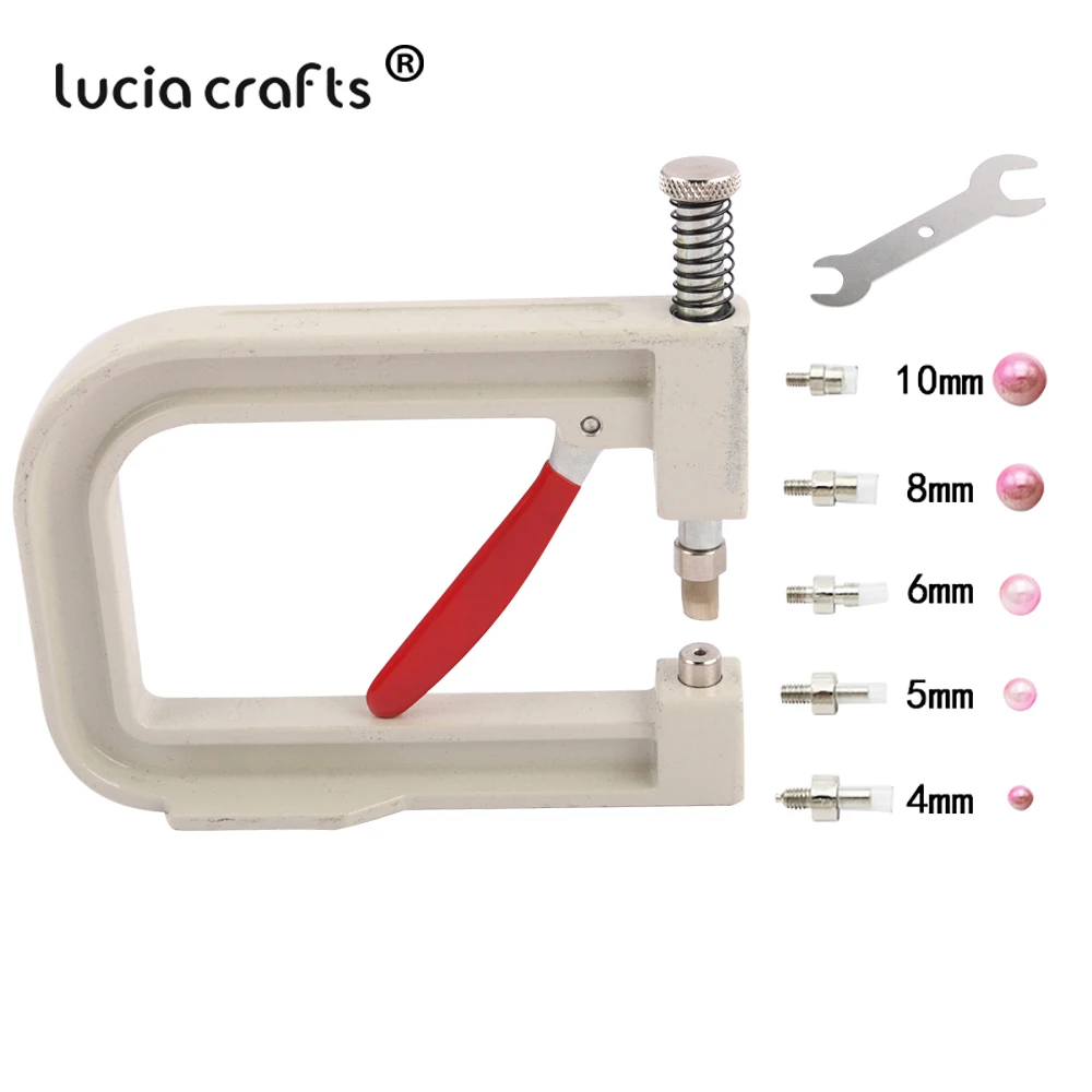 Lucia Crafts Manual Beading Machine Pearl Bead Rivet For Manual Repair