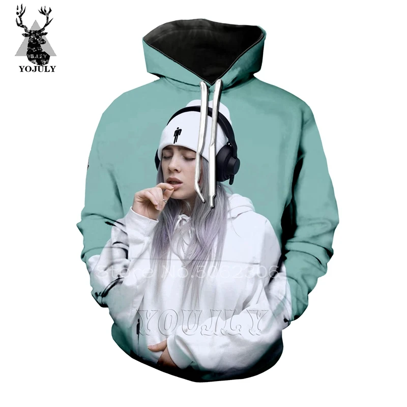 Billie eilis толстовки странные вещи lil peep Мужская Толстовка Зимняя Толстовка Белый 3D Harajuku белый уличные толстовки 32 - Цвет: 15