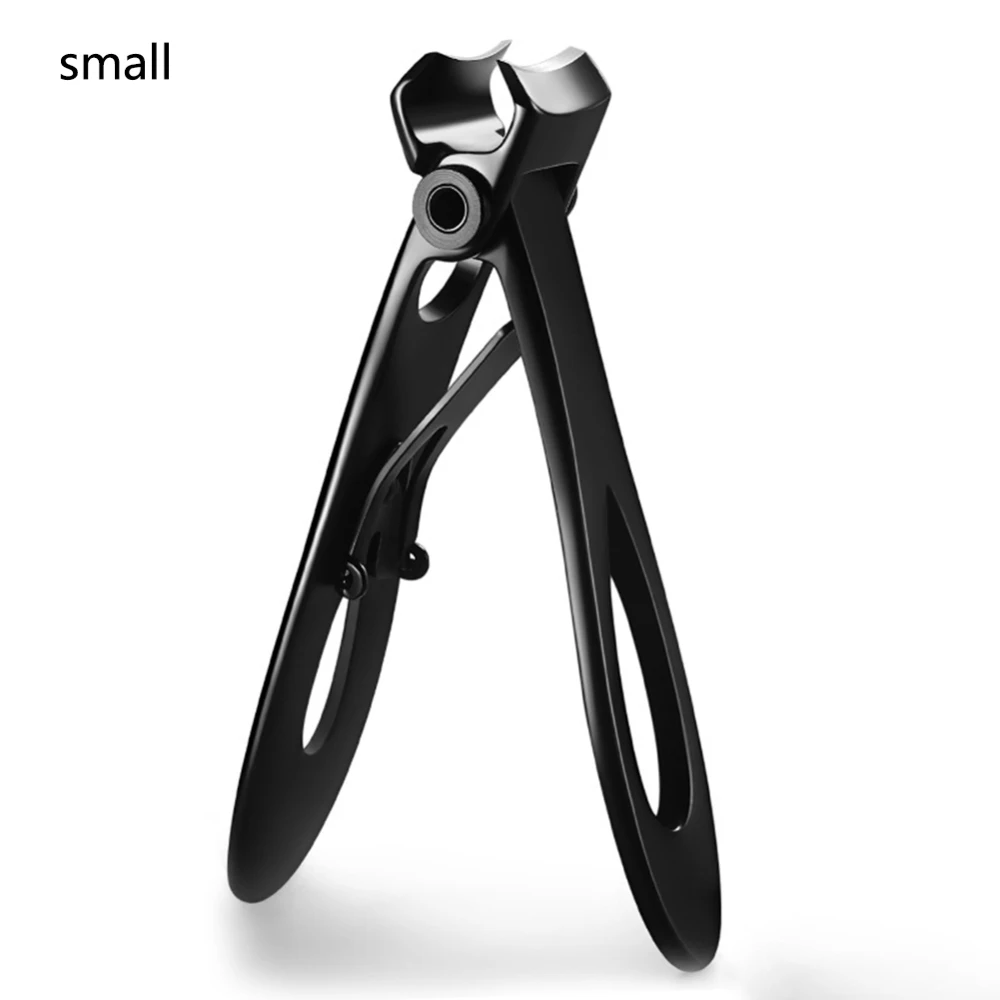 

Black Sliver Nail Clippers Stainless Steel Nail Cutter Toenail Fingernail Manicure Trimmer Clippers