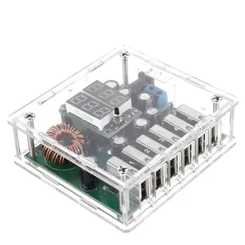 

DC10-30V to DC5V 12A Car Power Charging Module with Shell Power Supply Board Support 12V Car 24V Truck