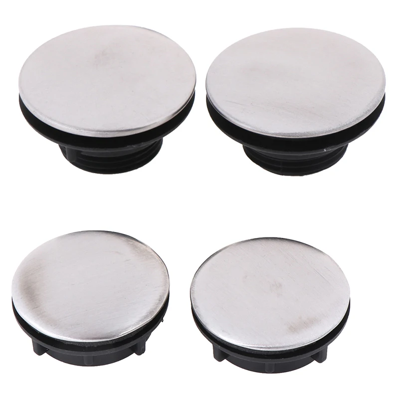 2Pcs Hot New Sink Tap Hole Cover Kitchen Faucet Stainless Steel Dropshipping | Обустройство дома