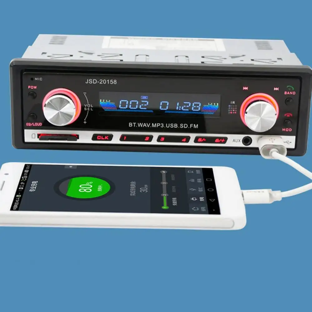 Красный светильник, автомобильный беспроводной MP3-плеер, автомобильная Mp3 карта, машина Fm, Hands-Free Call U Disk Machine 20158