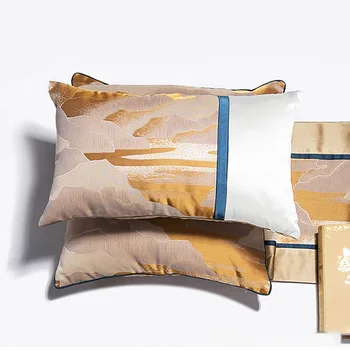 

45 * 45cm Square 30 * 50cm Rectangular Decorative Throw Pillowcase Geometric Stripes Printed Flower Pillowcase Home