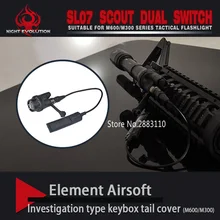 Ночная Эволюция Surefir дистанционный двойной переключатель костюм для M300A M600C SL07 Скаут светильник переключатель давления PEQ флэш-светильник аксессуары
