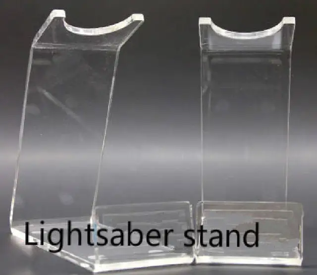 Universal Lightsaber Sword Stand Transparent Acrylic Metal Hilt Display Showcase Suitable for Most Laser Saber Storage Bracket 2