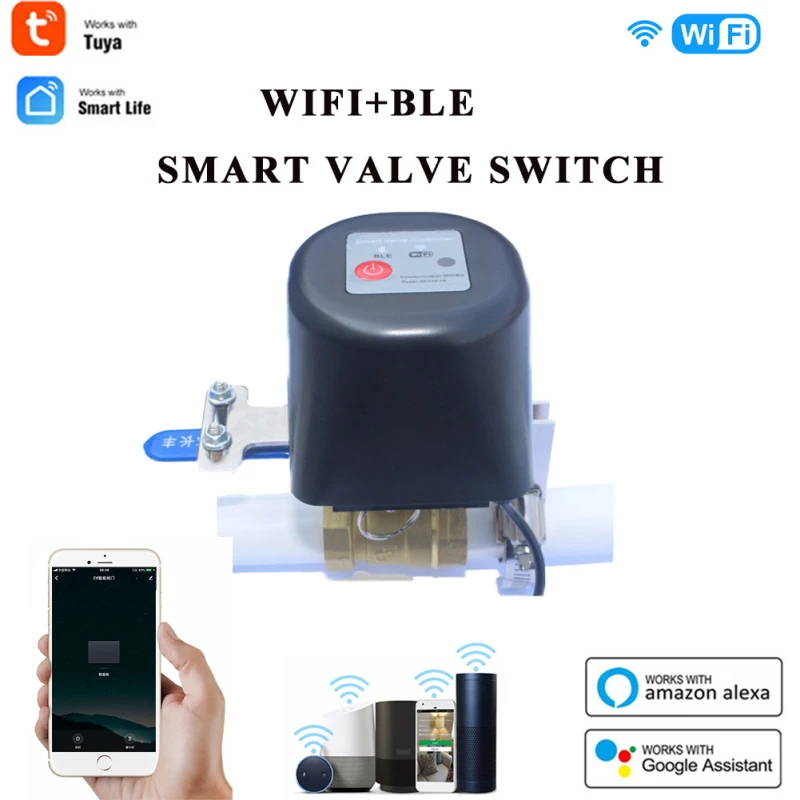 smart alarm keypad tuya smart Combustible Gas Detector sensor wifi LPG natural gas methane marsh gas Leak Sensor APP Control with buzzer beep alarm home panic button