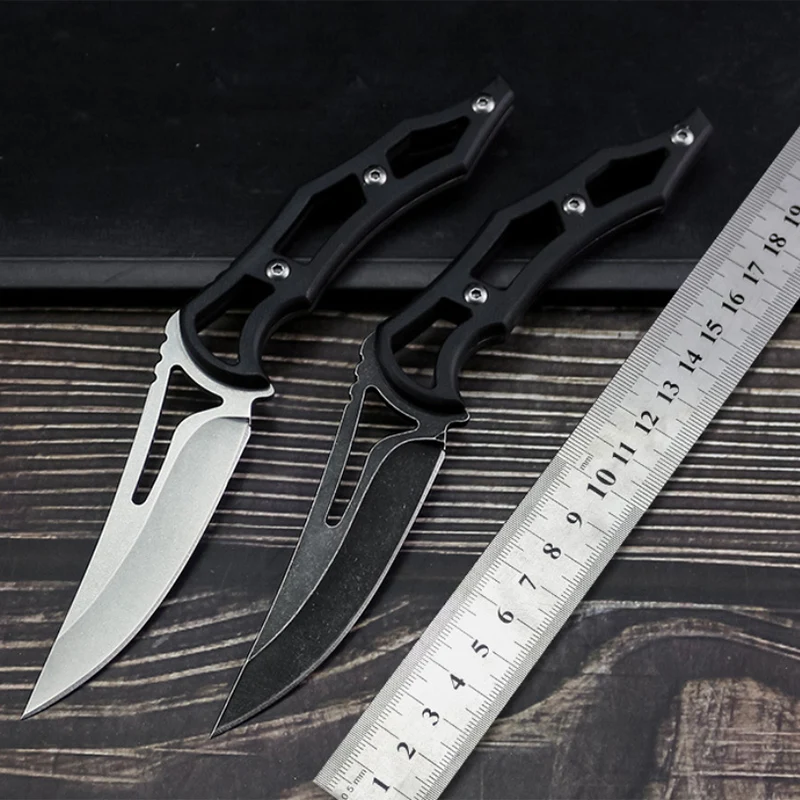 

Free shipping Handmade 7Cr17 steel Hunting Knife Camping Survival Knife Fixed Blade Tactical Knife G10 handle