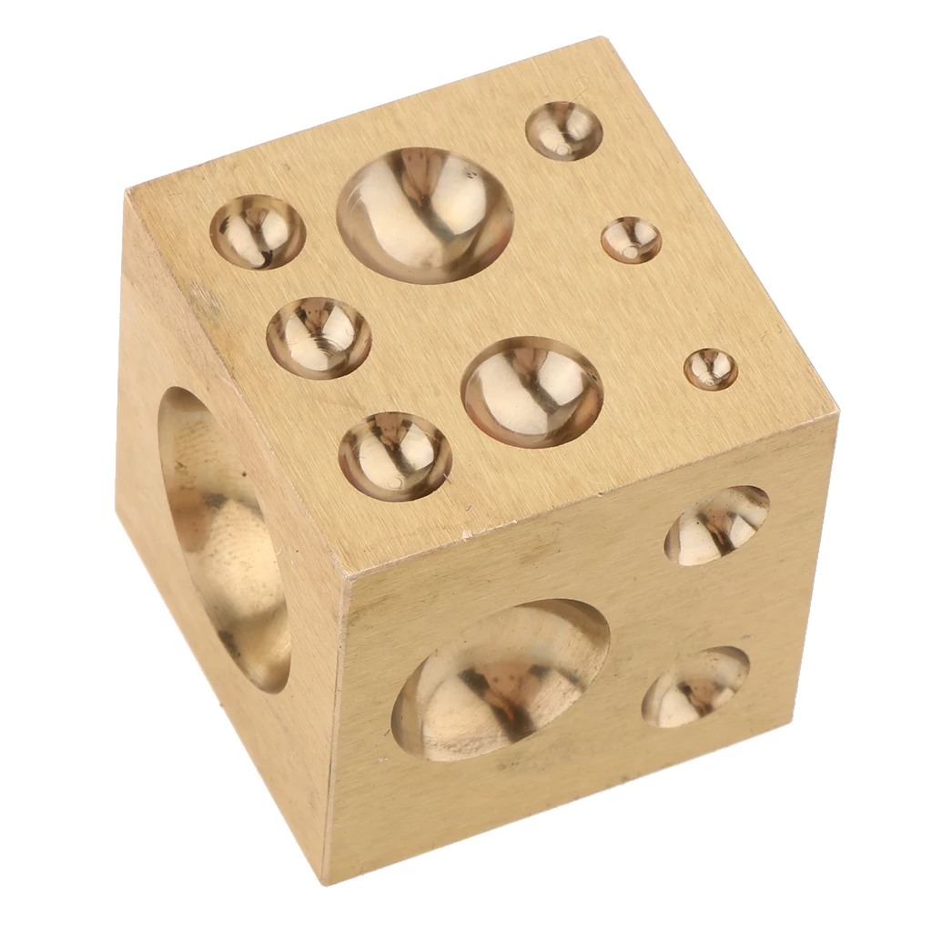 38mm Dapping Coin Dome Ring Jewelry Bell Making Tools Block Doming Cavity