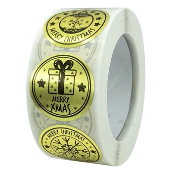 

500pcs Christmas Gift Decoration Sticker for Package Stationery Stickers Labels