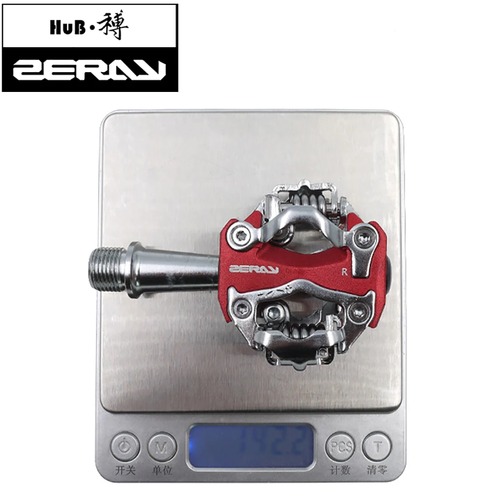 Tanie ZERAY ZP 108S mtb pedały pedał do roweru górskiego samoblokujący ze stopu aluminium ze stopu aluminium pedał MTB jazda na rowerze SPD pedał rowerowy akcesoria rowerowe