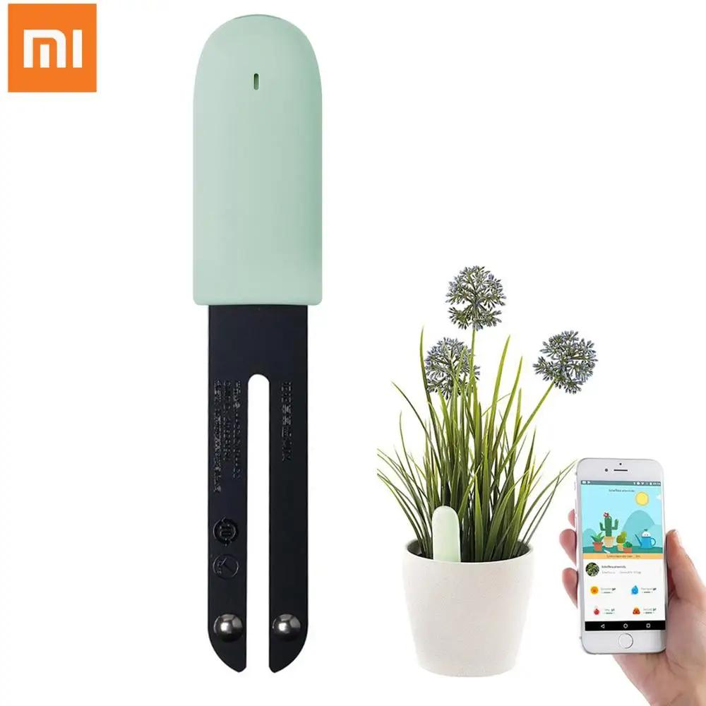 

Xiaomi Flower Care Universal Version Intelligent Detector Plants Smart Monitor Light Nutrient Temperature Soil Moisture Tracker