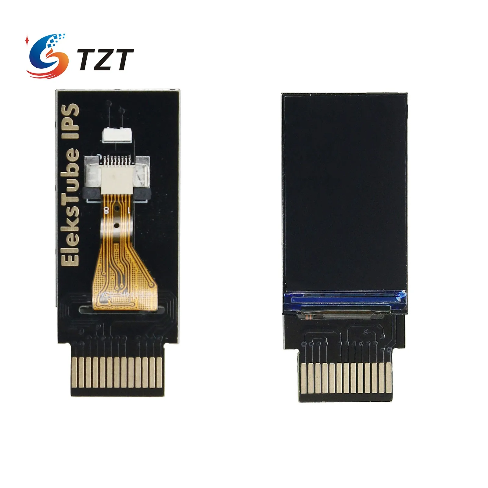 TZT EleksTube IPS RGB Nixie Tube Clock Glow Tube Clock Customized Dial Styles Creative Decor Gifts