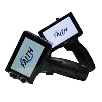 

Handheld Printer 25.4mm 1inch Large Print Height Handheld 5" Screen Touch-Screen Intelligent QR Code 13 Languages Inkjet Printer