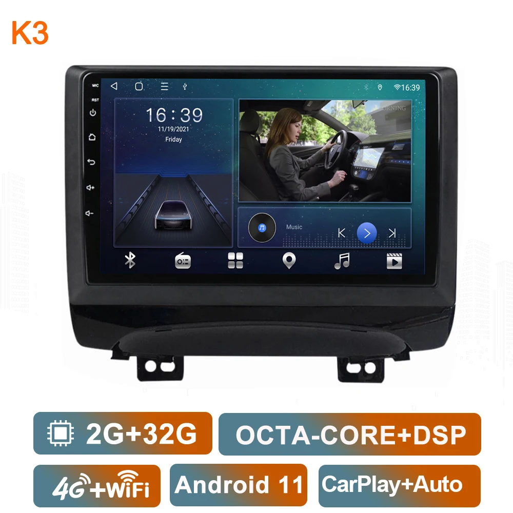 best dvd player for car Octa Core Android 11 Car Radio GPS for JAC Refine S3 2013-2016 Autoradio 2 DIN Multimedia Video Player Stereo Audio Carplay DSP pioneer double din radio Car Multimedia Players