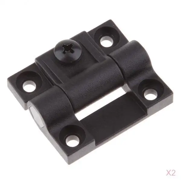 2x Marine Gate Door Hinge - Adjustable Tension Torque Position Control Hinges Replaces for Southco E6-10-301-20 (Black)