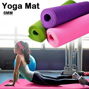 

Yoga Mat Extra Thick 173 x 61× 6CM Non Slip Exercise/Gym/Camping/Picnic Pve Comfort Foam Yoga Mat For Exercise Yoga And Pilates