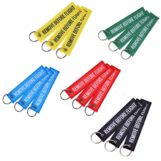 STITCHED FLIGHT TAG KEYCHAIN UNIVERSAL