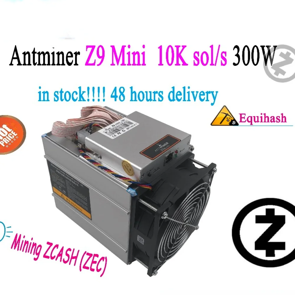 ETH BTC KUANGCHENG-Мини-Майнер Antminer Z9 mini 10k sol/s без psu ASIC машина для минерализации Equihash