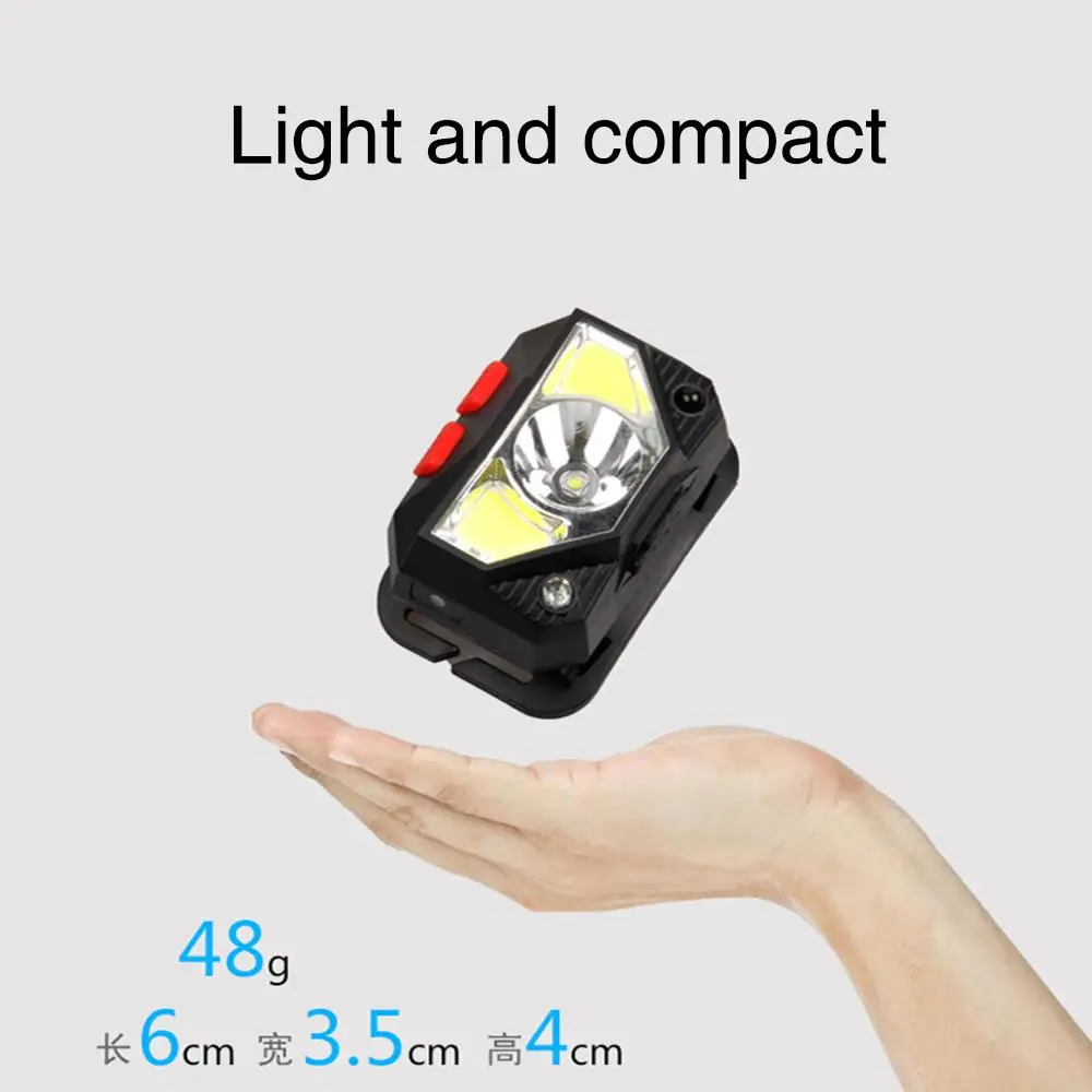 Head Torch Lamp Headlight Headlamp Rechargeable WaterResistant 800LM Black USB Sporting Goods Bicycle Bike Running Strong Light