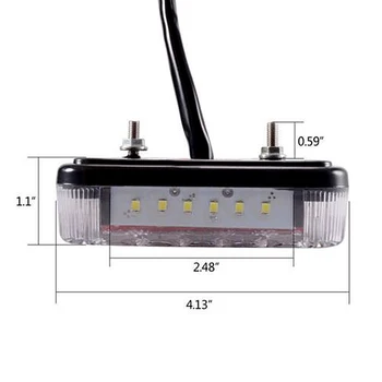 

LED Light License Plate Lamp Trailer Caravans DC 12V 2Pcs Bright Stop Rear Tail Reverse High quality