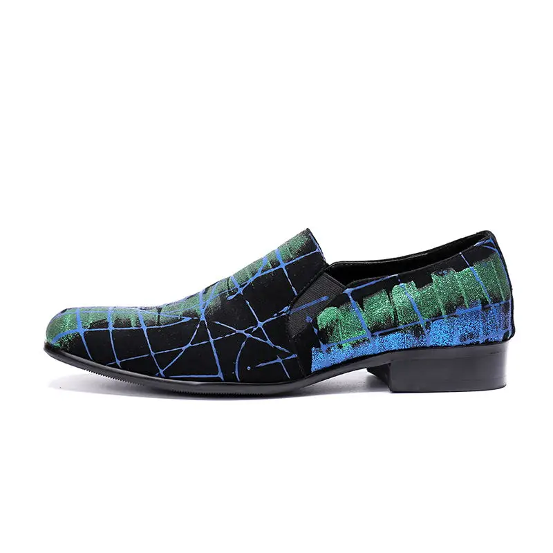 Brand Chentel Noble Manual Gentleman irregular Pattern Fashion Mens Dress Shoes Genuine Leather Flats Mens Shoes Big Size