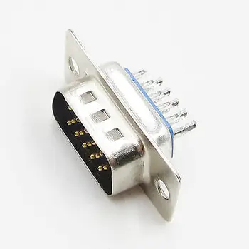 

1PCS VGA Male Plug Socket 15-Pin D-SUB 3 Rows Solder Type DB15 Connector Adapter hot high quality