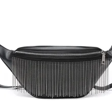 Модная сумка на пояс женский пояс бренд кожа кисточка нагрудная сумка унисекс поясная сумка для женщин сумка для живота