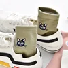 Women Solid Lovely Patterned Harajuku Socks Cotton Casual Cute Animal New Year Gift Socks For Female Sweat Absorption Breathable ► Photo 3/6