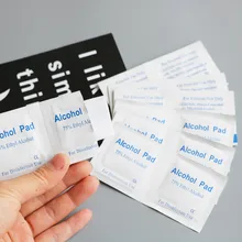 30 шт. Портативный Макияж Красота спиртовые тампоны кусок протирать антисептик уход за кожей Чистка первой помощи дома