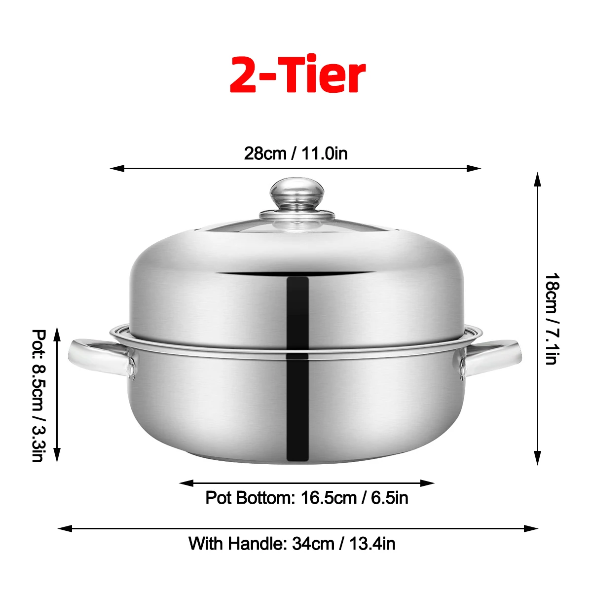 2 tiers