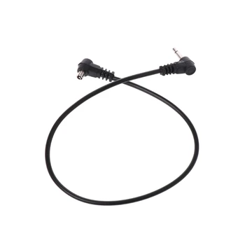 

PC Sync Cables 30cm 12'' 2.5mm 1/8\" Cord Plug Jack for Male Flash Trigger Camera WXTB