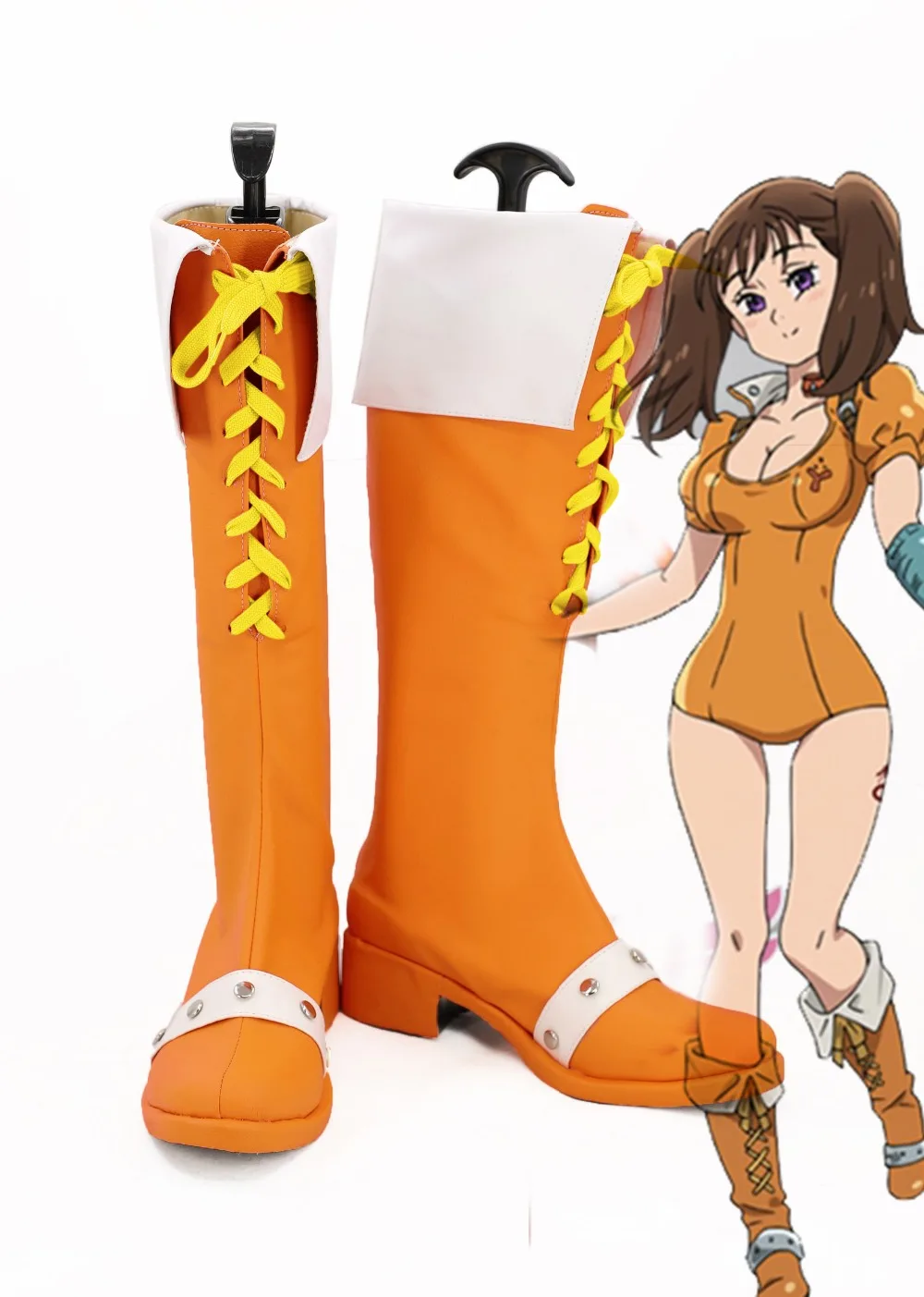 The Seven Deadly Sins Serpent's Sin of Envy Diane Cosplay Boots Shoes UK