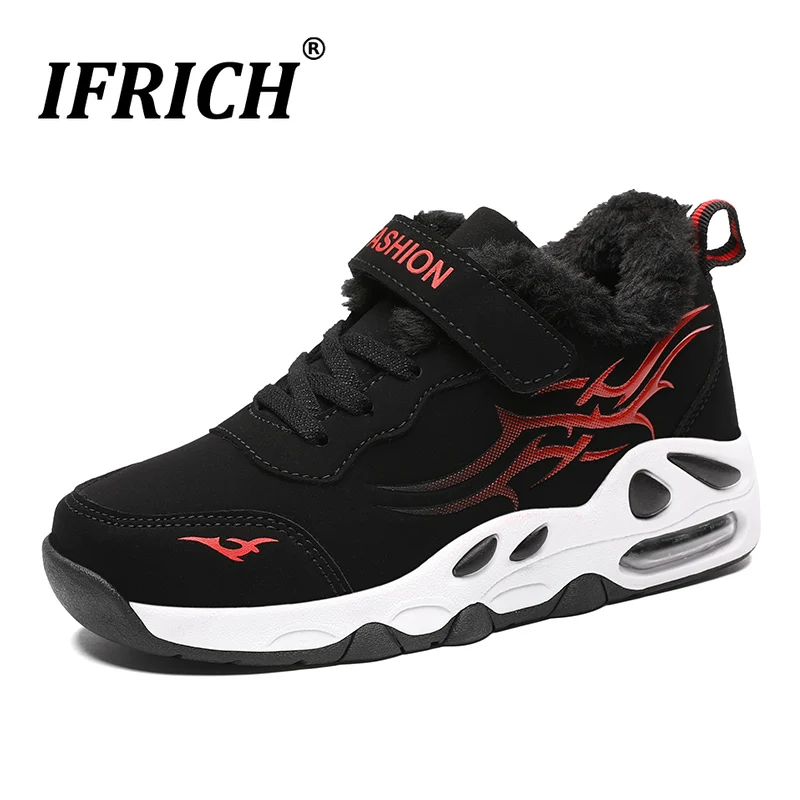 

New Stylish Sport Shoes Kids Half Air Sole Balck Gold Running Shoes for Children Boys Breathable Gym Shoes Breathable Sneakers