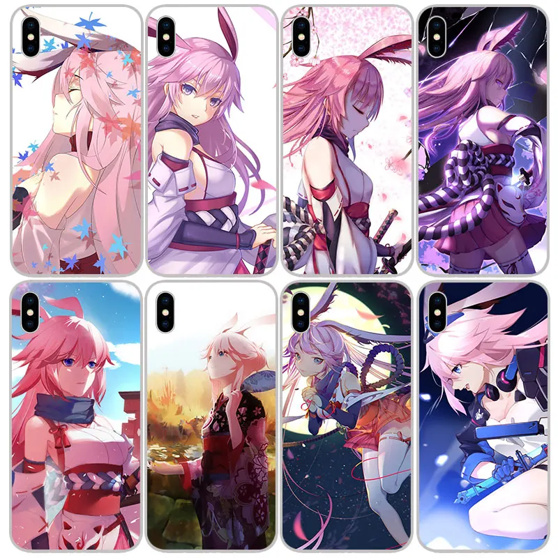 Yae Sakura Silicone Soft TPU Cases Covers For iPhone 11 Pro XS Max X XR 8 7 6S Plus 5S SE 4S Silicon Case Cover |