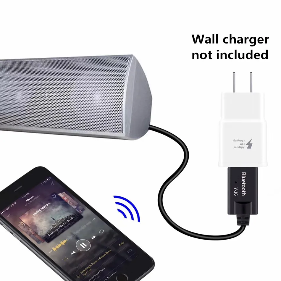 Автомобильный bluetooth-адаптер, приемник беспроводной стерео Музыкальная подвеска 3,5 мм, AUX, разъем аудиоприемник Mini USB Bluetooth для автоматический динамик