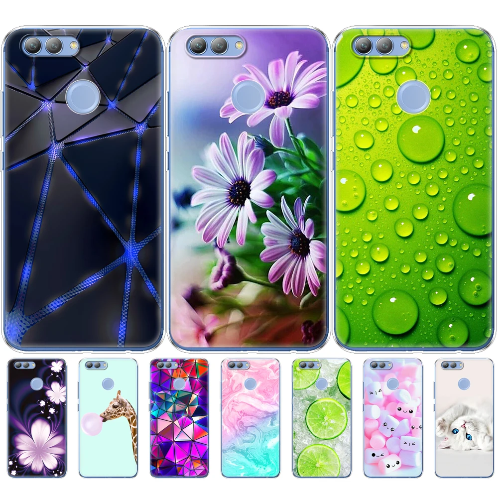 Funda de teléfono para huawei Nova 2 2s plus 2 lite, carcasa trasera de silicona suave de tpu, carcasa protectora completa 360, carcasa transparente con impresión