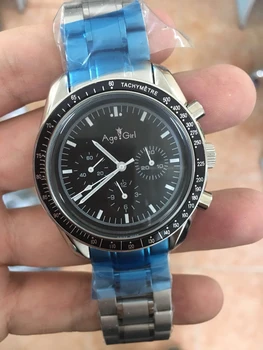 

Luxury Brand New Men Automatic Mechanical Watches Speed Racing Luminous Ceramic Bezel Crystal Sapphire AAA+ Quality Gent Black