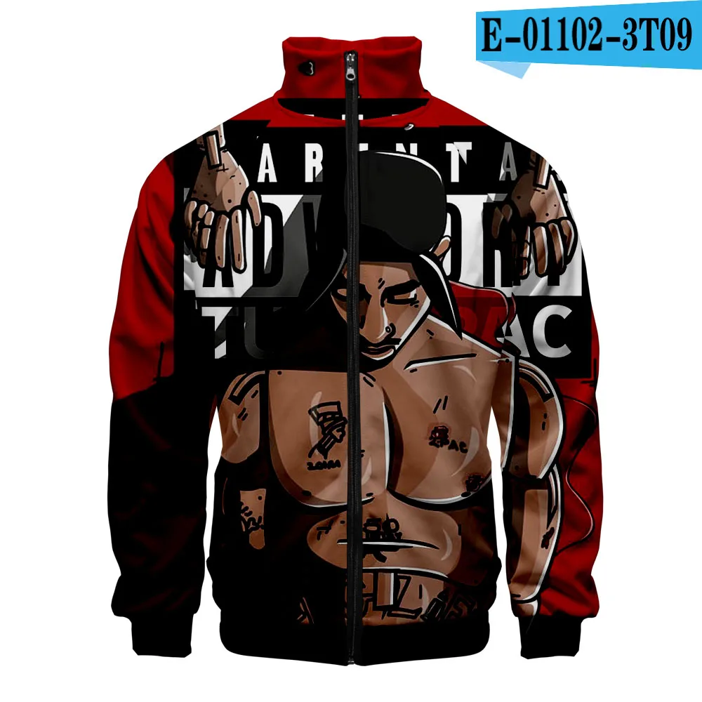 Новинка 2PAC, куртки на молнии, повседневные толстовки, модная крутая осенне-весенняя одежда, 2PAC, толстовка уличная - Цвет: A