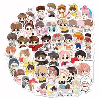 

40pcs Kpop Stickers Green Stitch Cool Cute Girl S Skateboard Waterproof Motorcycle Unicorn Anime Kpop Bangtan Stickers Kids Toys