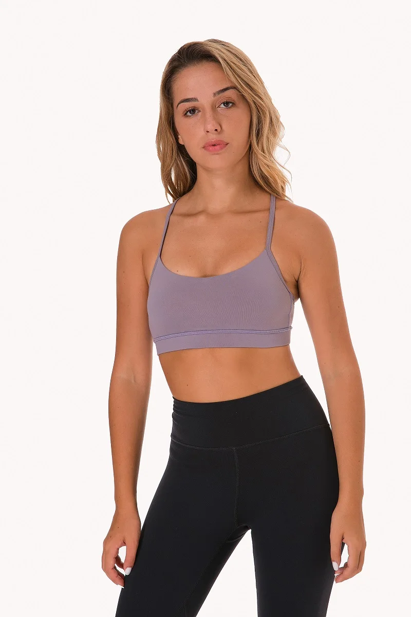 Koop Raibaallu Vrouwelijke Yoga schouderbandjes Beha Push Up Shockproof Sport Snel Droog Vest Ondergoed Padded 2019 Nieuwste