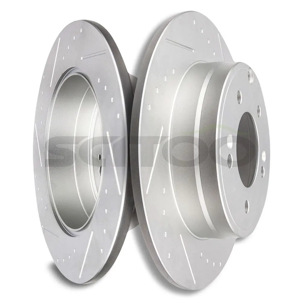 Scitoo Car Parts Rear Brake Discs Rotors For 2009 2016 Hyundai Azera 2011 2013 Kia Optima 4WD