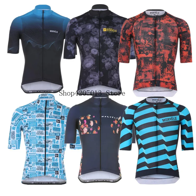 

2019 Morvelo Standard Summer Short Sleeve Cycling Jersey Ropa De Ciclismo Hombre Bike Clothing Tops MTB Bicycle Clothes