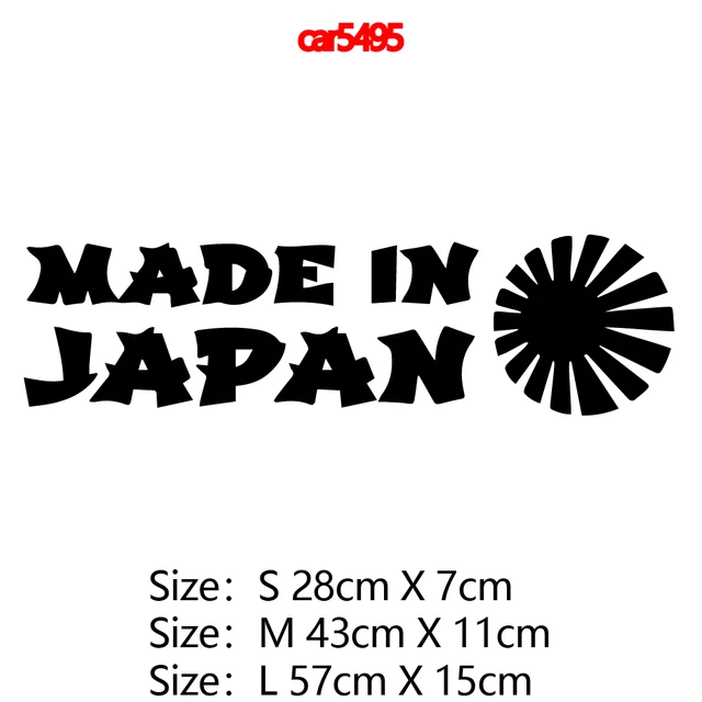 10 Kinds Of Japanese Car Sticker Funny Wrap Vinyl  Art Text Mountains Cars Stickers to cover scratches Car-styling Accessories car5495