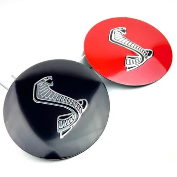 

1pcs 3D Cobra Symbol sticker Car Styling Auto Steering Wheel Center Decorative Badge Decal Stickesr for Ford Mustang Shelby